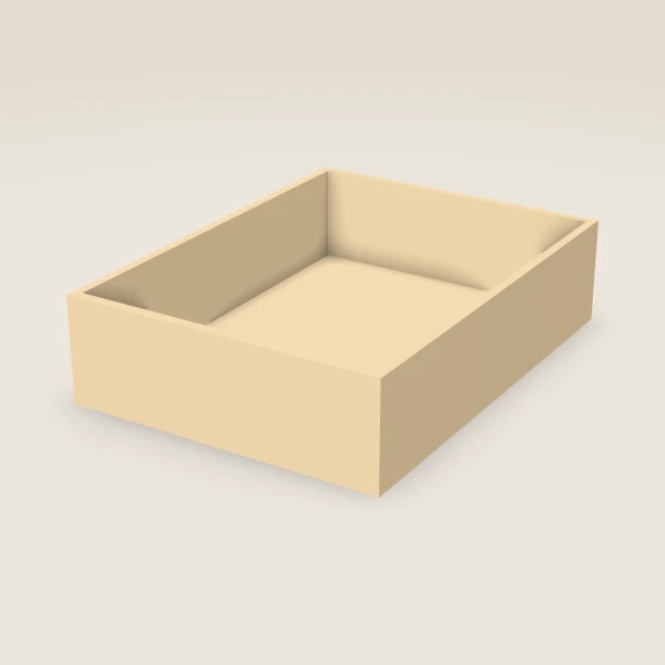Cajón extraíble para B18, imagen en 3D