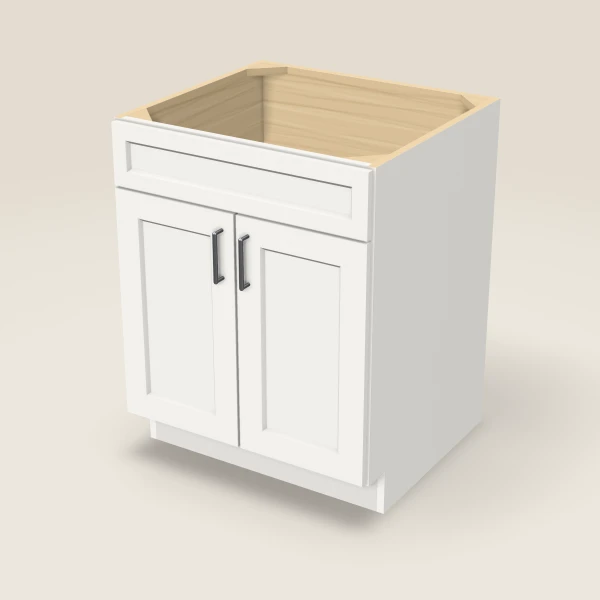 27" Sink Base, 3D picture