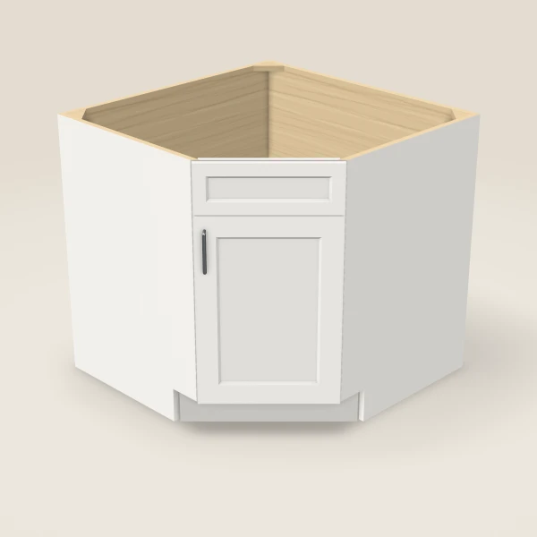 36" Corner Sink Base, 3D picture