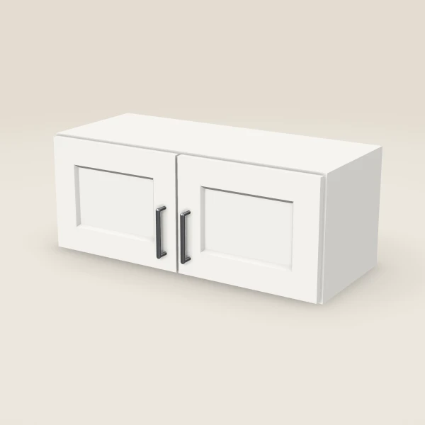 30" Wall Cabinet — 12" High, 3D picture