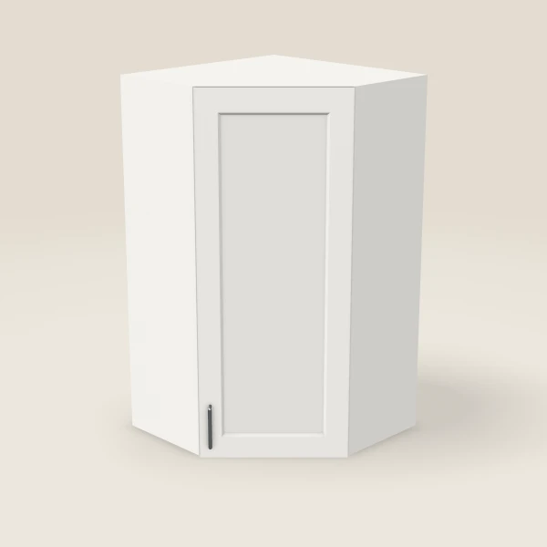 24" Wall Diagonal Corner — 42" High, 3D picture