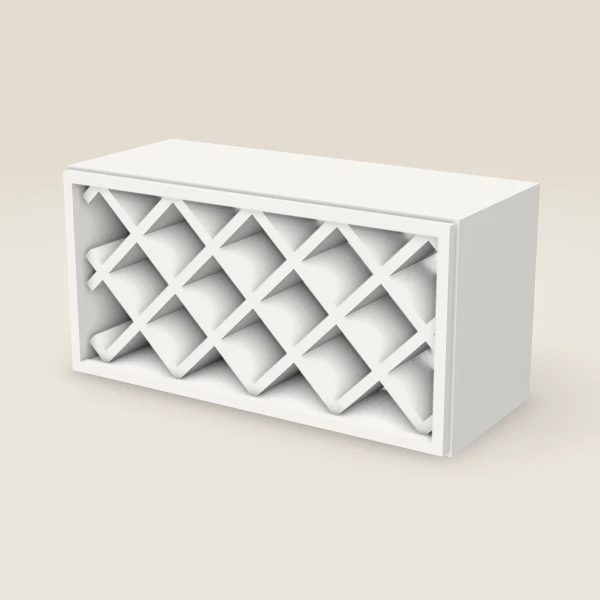 30" Wine Rack Cabinet, 3D picture